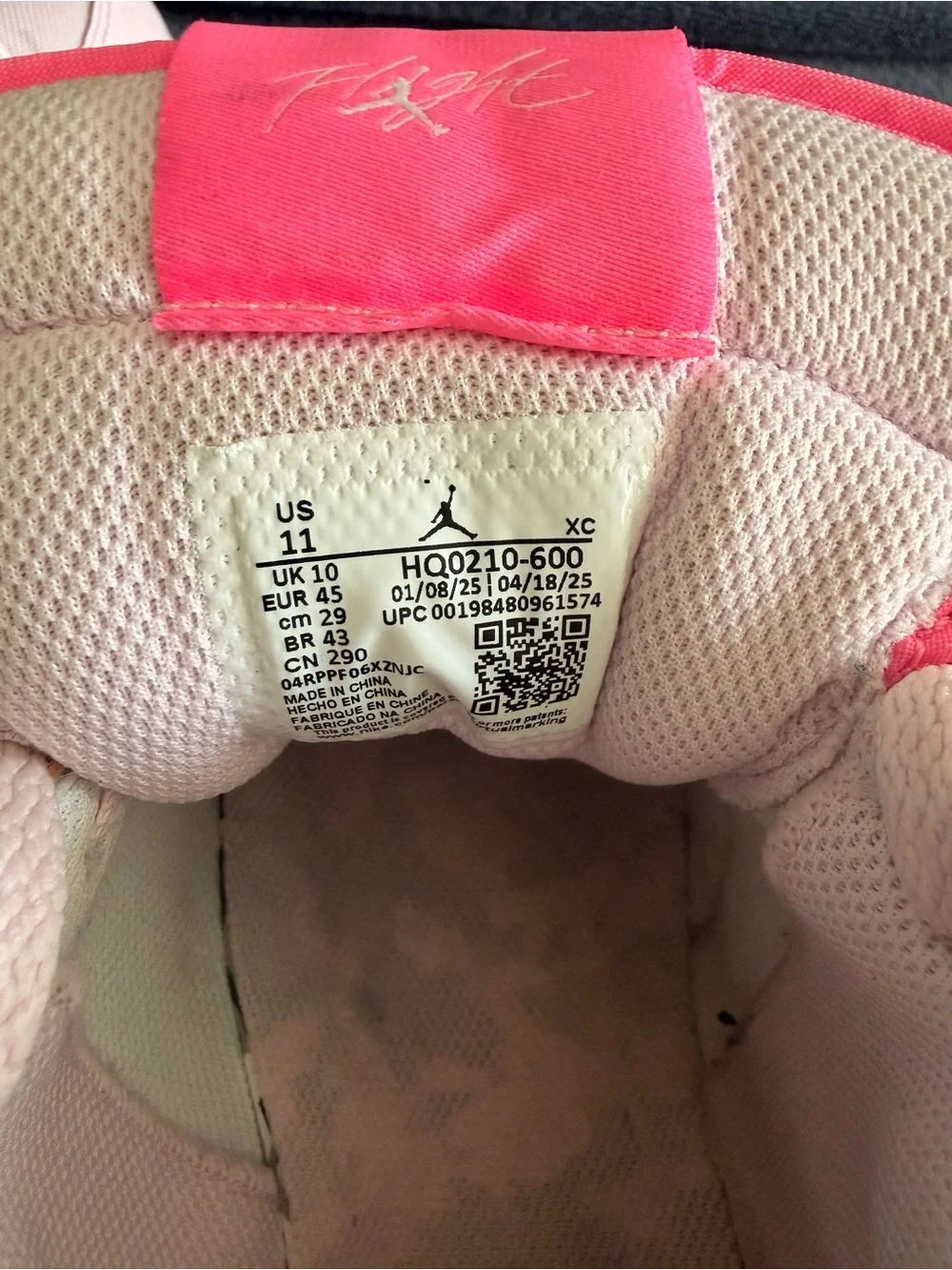 Jordan Men’s Pink Cleats